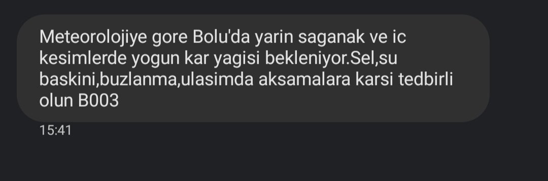 Direksiyon sınavına gireceğin gün sağanak yağmur yağması yük olurmuş insana... Some Bolu problems...