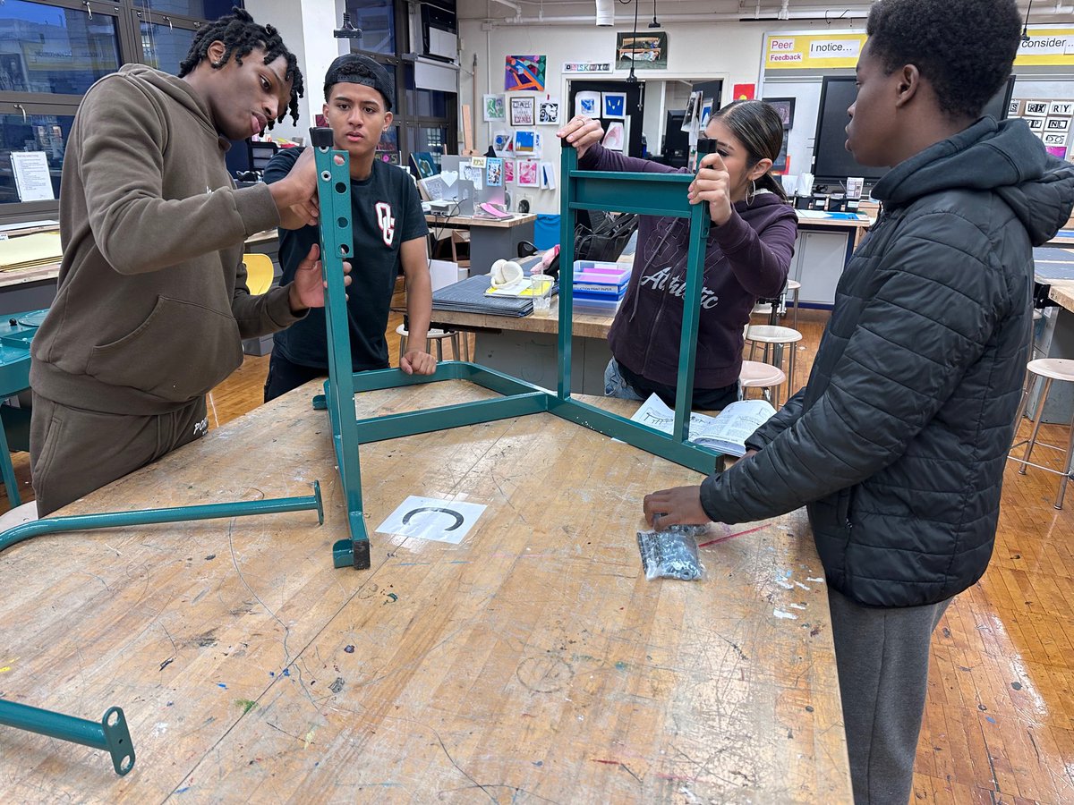 Mr. Crockford’s Woodworking Club is busy assembling our dust collection &amp; band saw machines learning to safely use the jointer. Students are using the track saw to make cabinetry and gaining an understanding of the machine. <a href="/BKNHSSuptRoss/">Janice Ross</a> <a href="/ElleRushie/">Dr. Rushell White</a>
