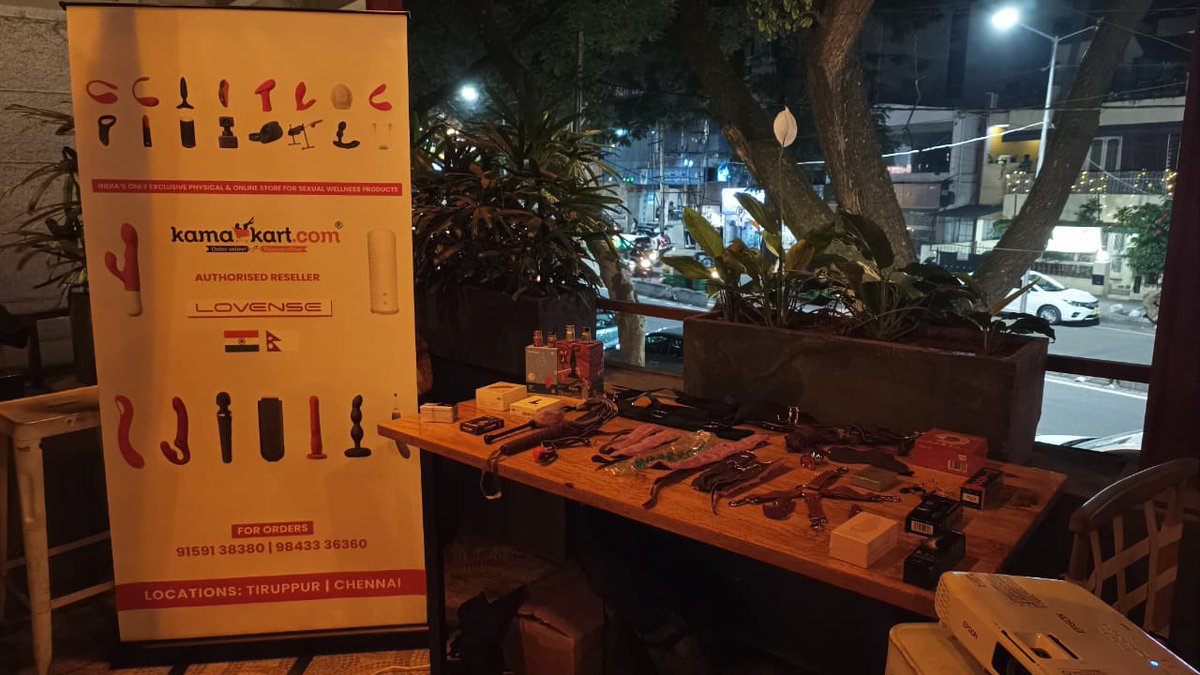 kamakartindia's tweet photo. KAMAKART PRODUCTS LIVE DISPLAY
IN @IntimacyCurator EVENT @ BENGALURU
@Lovense @MagicMotionfun @SatisfyerCOM #kamakartindia #kamakart #lovenseindia #lovense #magicmotion #satisfyer #bdsm #intimacycurator #bengaluru #kamakartbengaluru https://t.co/G7uhArFTI0