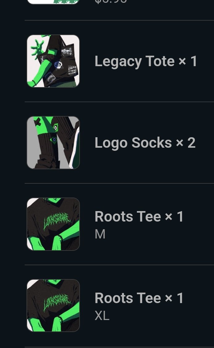 Had to grab some dope merch from <a href="/LooksRare/">LooksRare</a>  
I'm a sucker for merch 😅
Some items already sold out, but still some 🔥 stuff available! Go burn $LOOKS and get merch
shop.looksrare.org
