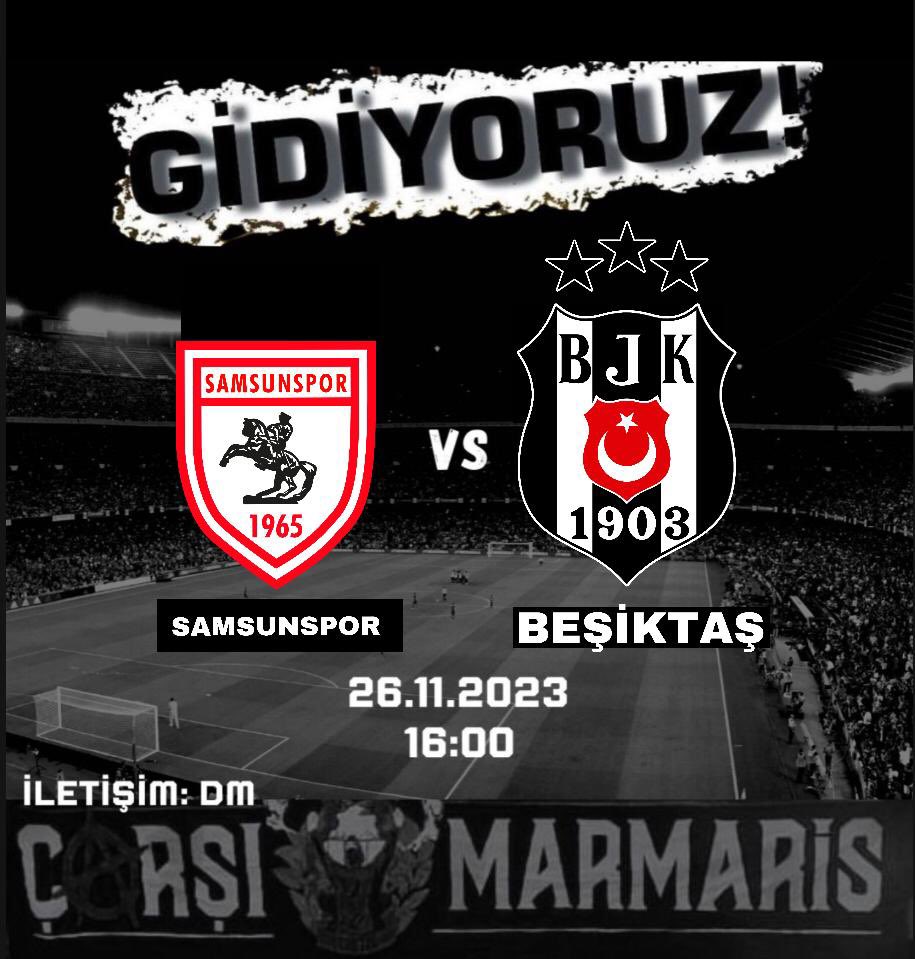 bjkmarmaris's tweet photo. Deplasmanda oynayacağımız samsunspor maçına gidiyoruz. https://t.co/3Av9UwrVaQ