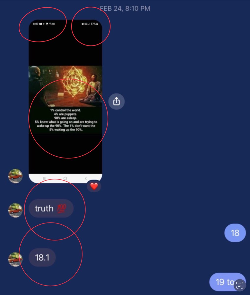 Shanneighteen's tweet image. 2.19=3.9=2.1
11.19=2.1(0)
1.9+9=118=28=#MAN
First message Feb. 24=8:10
#Day323=3.5=3.14
18.1=118
#Redlobster #addy 6535=11.8
#shesyourlobster 
#justice
#MakeAwish 
#ihavethemole