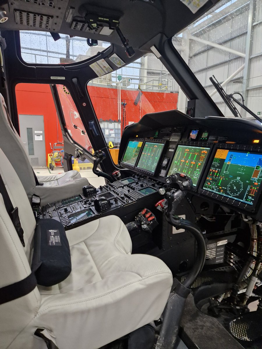 abzpaul's tweet photo. Can't keep me away from the helicopters! This time a quick visit to #Inverness @HMCoastguard and their #sarops A189 serving 250 miles around the area. The kids loved it.....so did I...well, I do speak to it often at work! Pilot shut his eyes to recognise my voice! #Scotland https://t.co/oJch5z5qXy