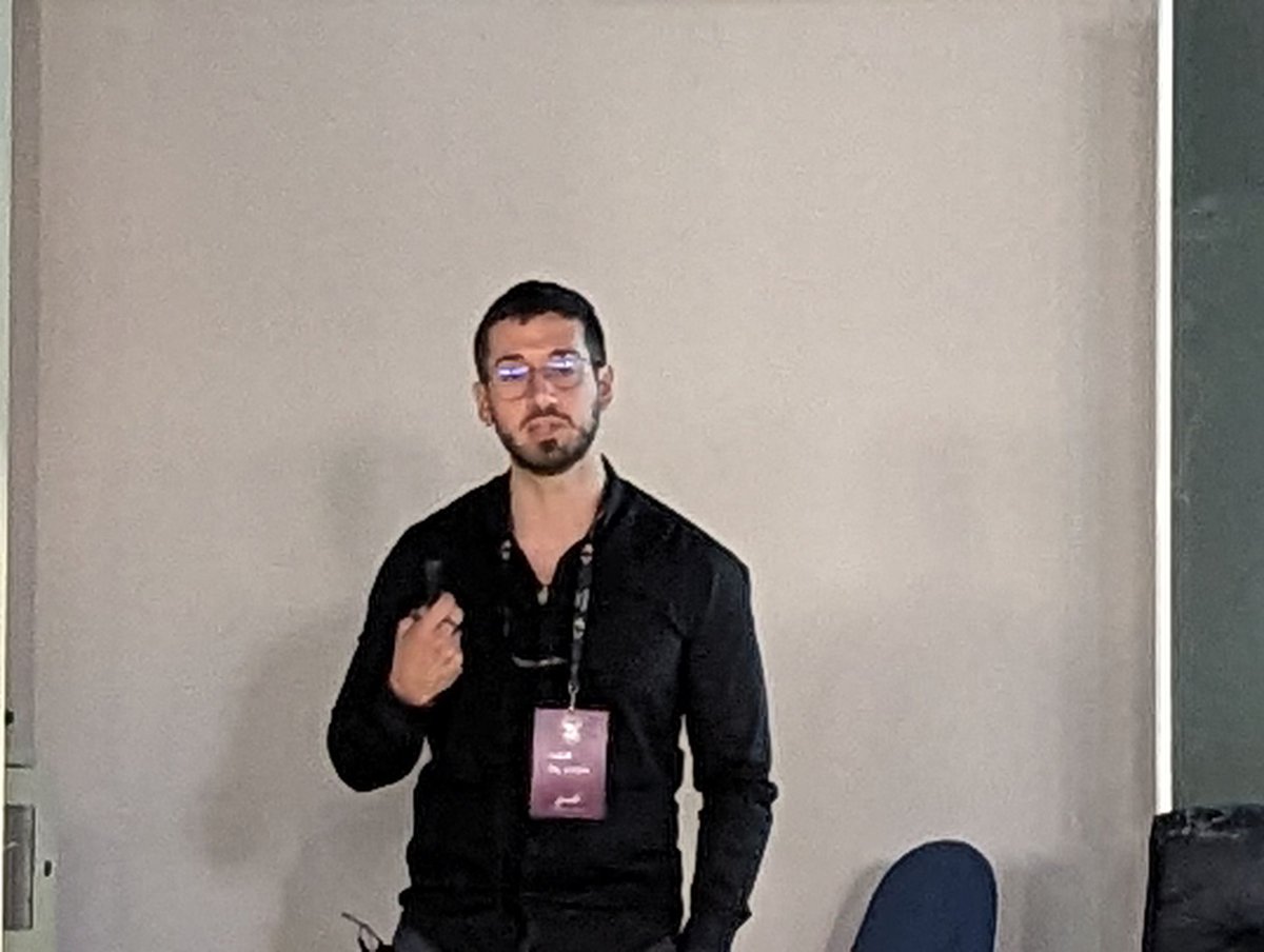 PythonPescara's tweet image. Our co-founder, Luca di Vita, is presenting the talk "Don't be objective, be innovative" during DevFest Pescara 2023 at the D'Annunzio University of Pescara 🐬🐍
CC @GDGPescara @univUda
#Python #PythonPescara #DevFest #DevFestPescara #DevFest2023 #Pescara
devfest.gdgpescara.it/speaker/l-divi…