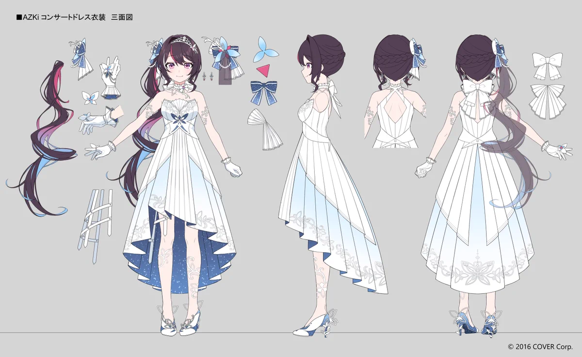 MIE Costume様　参考資料用ページ② AZKi on X: 