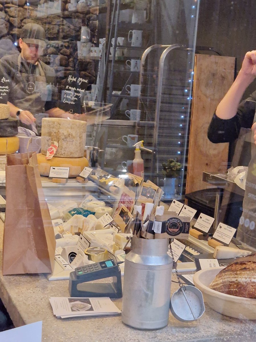 Good to see @tycaws cheese shop in Castle Arcade, Central Cardiff. A truly impressive selection of cheese