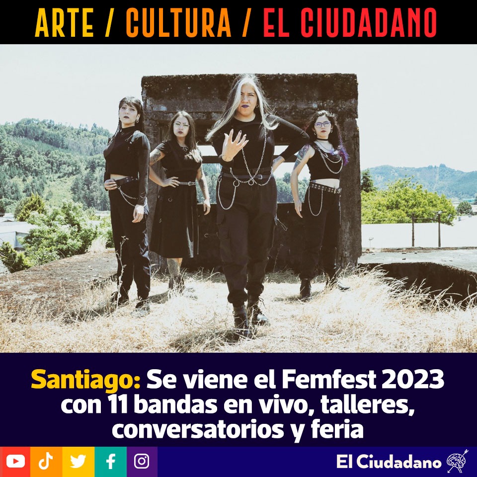 El_Ciudadano's tweet photo. Edición número 16 del Festival se realiza hoy, 18 de noviembre, en el Centro Cultural Siglo XXI de la comuna de Pudahuel.
Puedes leer más👉 https://t.co/0COGMy0Htg
#femfest #arte #cultura https://t.co/YGx5e3SPE8