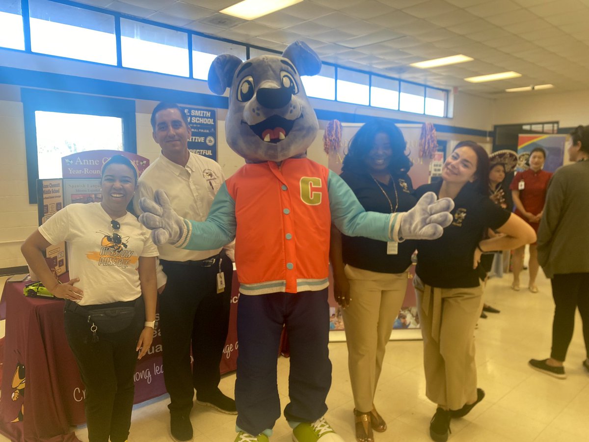 ACMS Hornets, Hanging out with Cooper at 23-24 CCS Choice Fair. <a href="/CumberlandCoSch/">Cumberland County Schools</a>