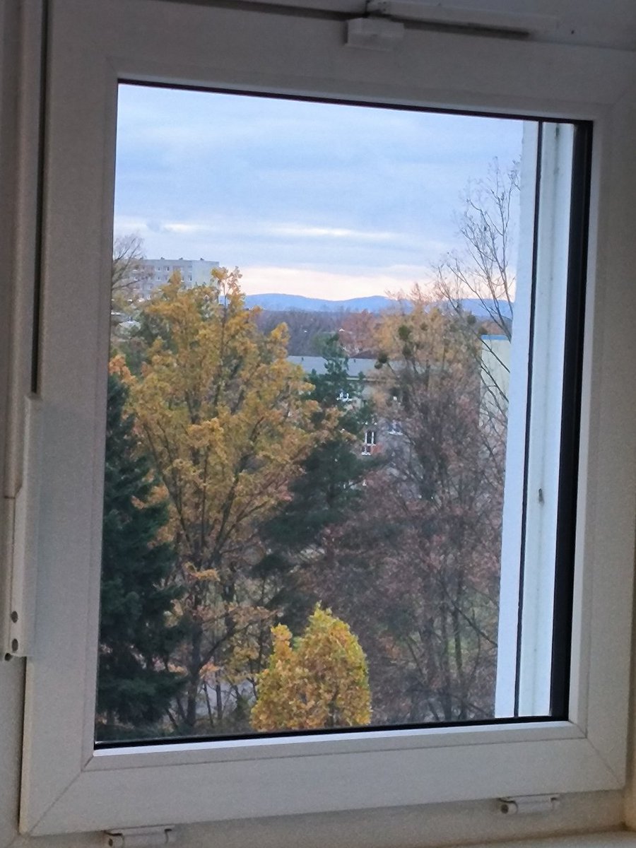 RunDuckling's tweet image. Я совсем забыл, что из окна самого верхнего этажа больницы у нас видны горы)