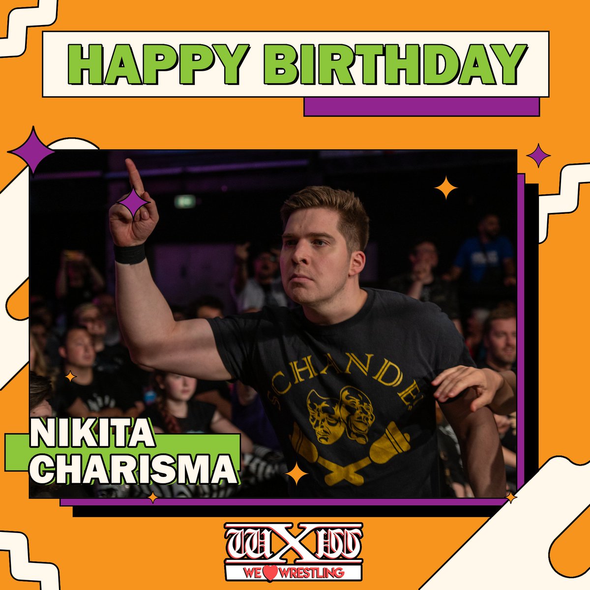 Alles Gute zum Geburtstag <a href="/NikitaCharisma/">Nikita Charisma</a>!

Wenn DAS mal kein Grund zum Feiern ist 🥳 Es wäre doch auch eine Schande 🎭🔔 ihm nicht zu gratulieren, auch wenn gestern bei wXw #WeLoveWrestling 55 im <a href="/Gruenspan_Club/">Gruenspan</a> nicht alles nach Plan lief!

Happy Birthday 🎁🎈🎂