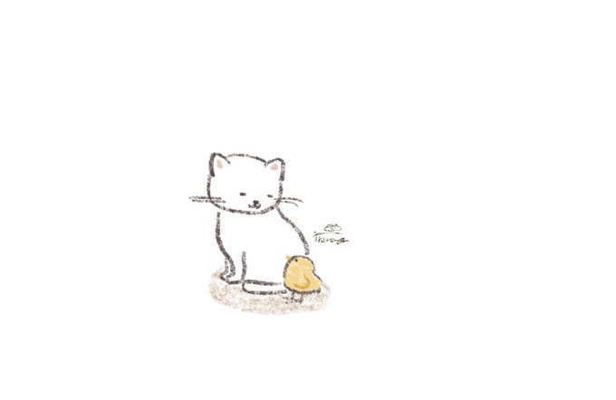 「猫口 ひよこ」のTwitter画像/イラスト(新着)