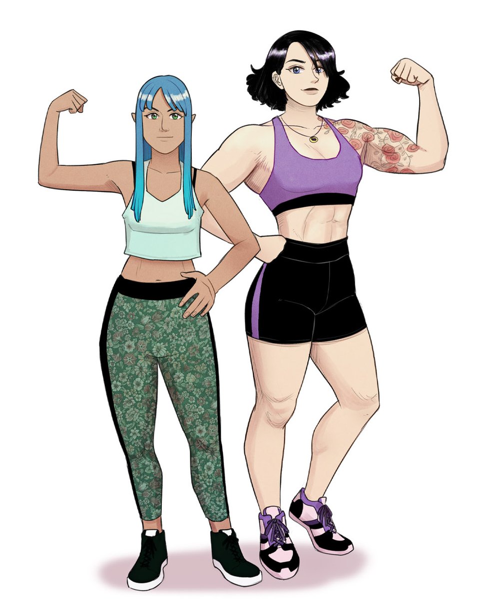 CaetanoCapri's tweet photo. Small girl x Big Girl!

#Vowrune #drawing #illustration #strongwoman https://t.co/Wm3MbEadkW