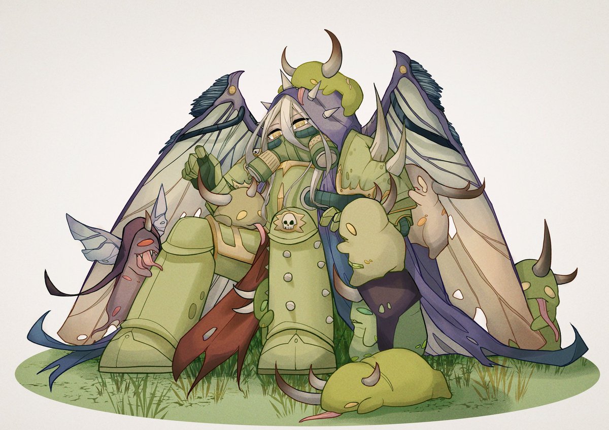 dongnan001's tweet photo. #warhammer40000 #WarhammerArt 
全是蛾子 https://t.co/itMvnhDjtC