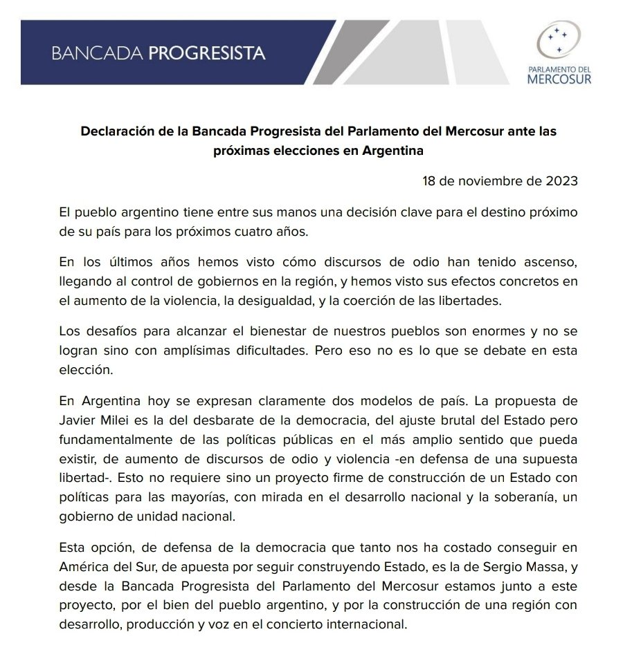 Bancada Progresista tweet media