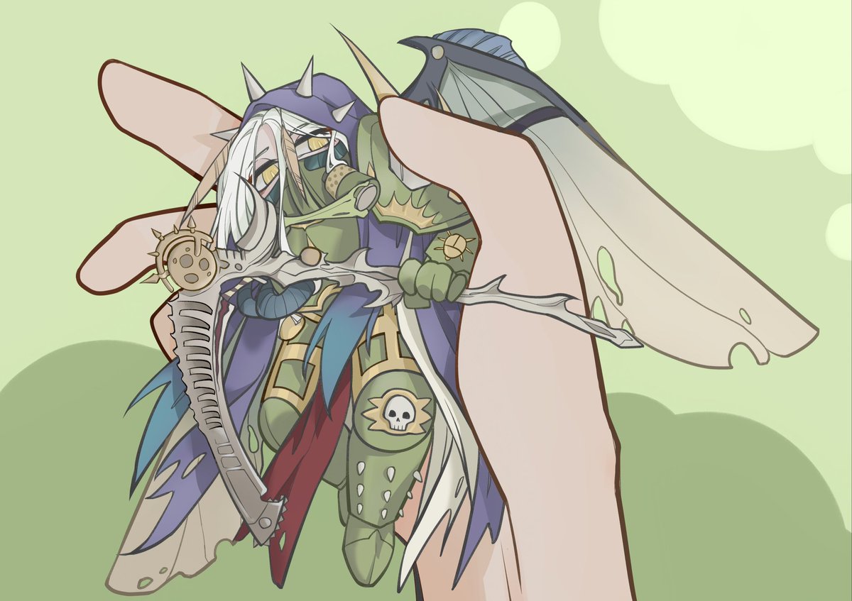 dongnan001's tweet photo. #warhammer40000 #WarhammerArt 
全是蛾子 https://t.co/itMvnhDjtC