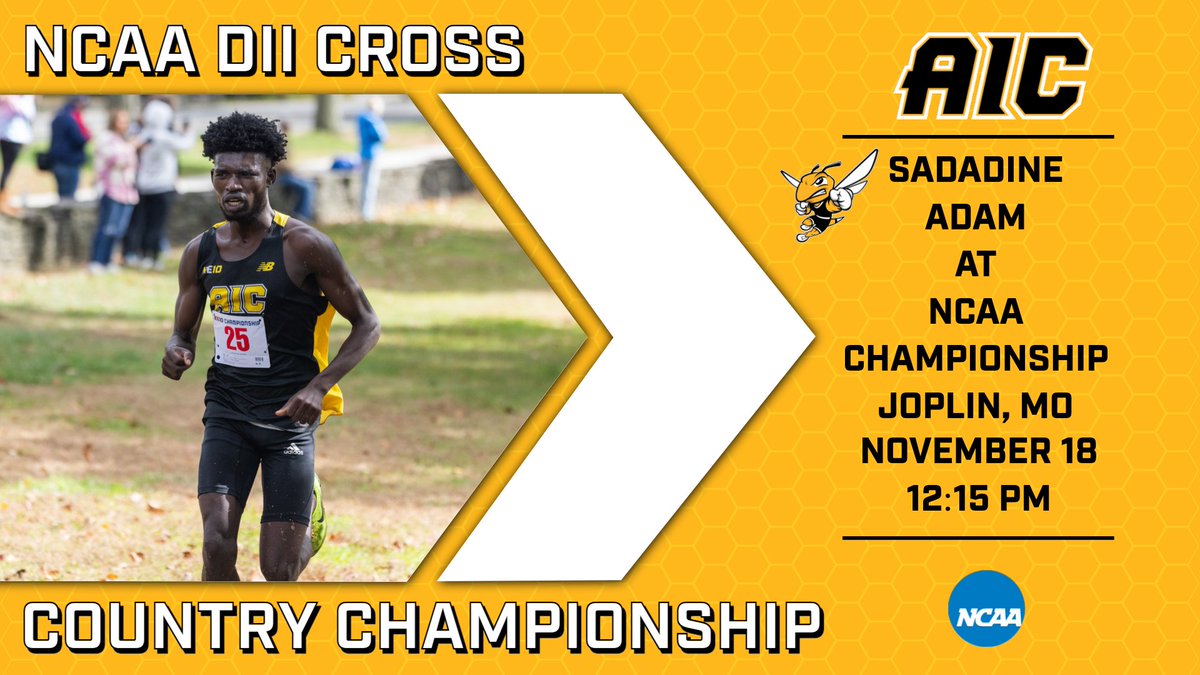 aicathletics's tweet image. Sadadine Adam goes for the biggest crown of them all for @AICxctf, @AIC_Hockey hosts its Alumni Day in a big way at the @MM_Center, and wrestling and @AIC_MBB hit the road on a fun-filled Saturday of action!

All the links to follow are on aicyellowjackets.com!

#AICommitted