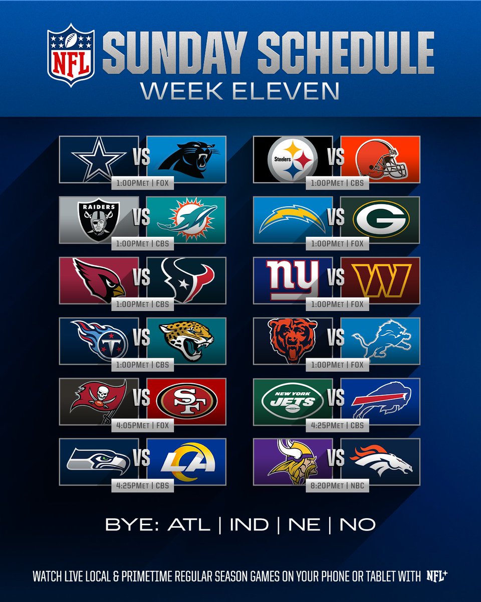 NFL's tweet photo. Just one more day until Sunday football. 🙌 https://t.co/r7GQ8OBXS0