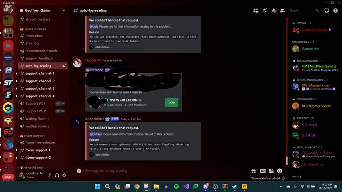 Porno Discord Bots are BACK AGAIN! They're invading almost every server. Let's Spread awareness. This<a href="/tag/discord"class="tags"><span>#discord</span></a>