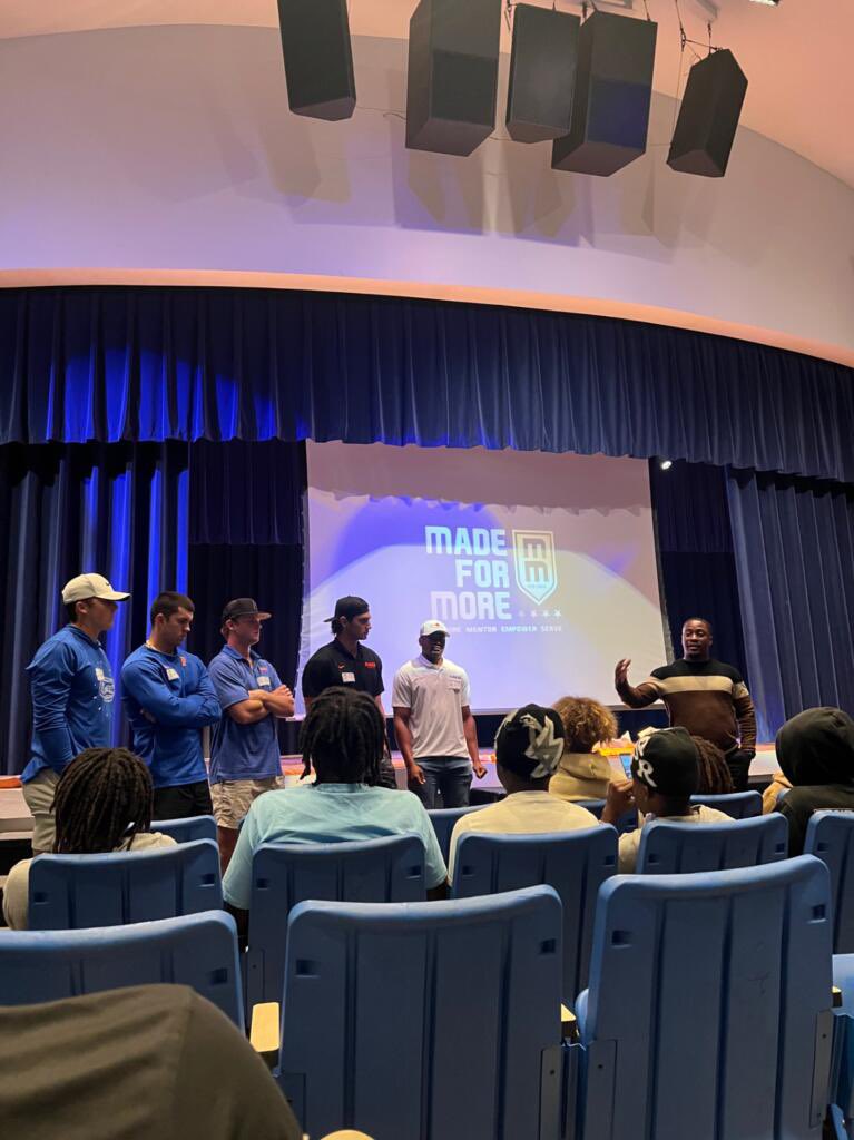 It was an amazing time inspiring some young men at the Made for More Mentorship Academy. Learn how you too can make an impact on these young gentlemen by visiting madeformoreinspire.org <a href="/Fl_Victorious/">Florida Victorious</a> #FVFoundation
