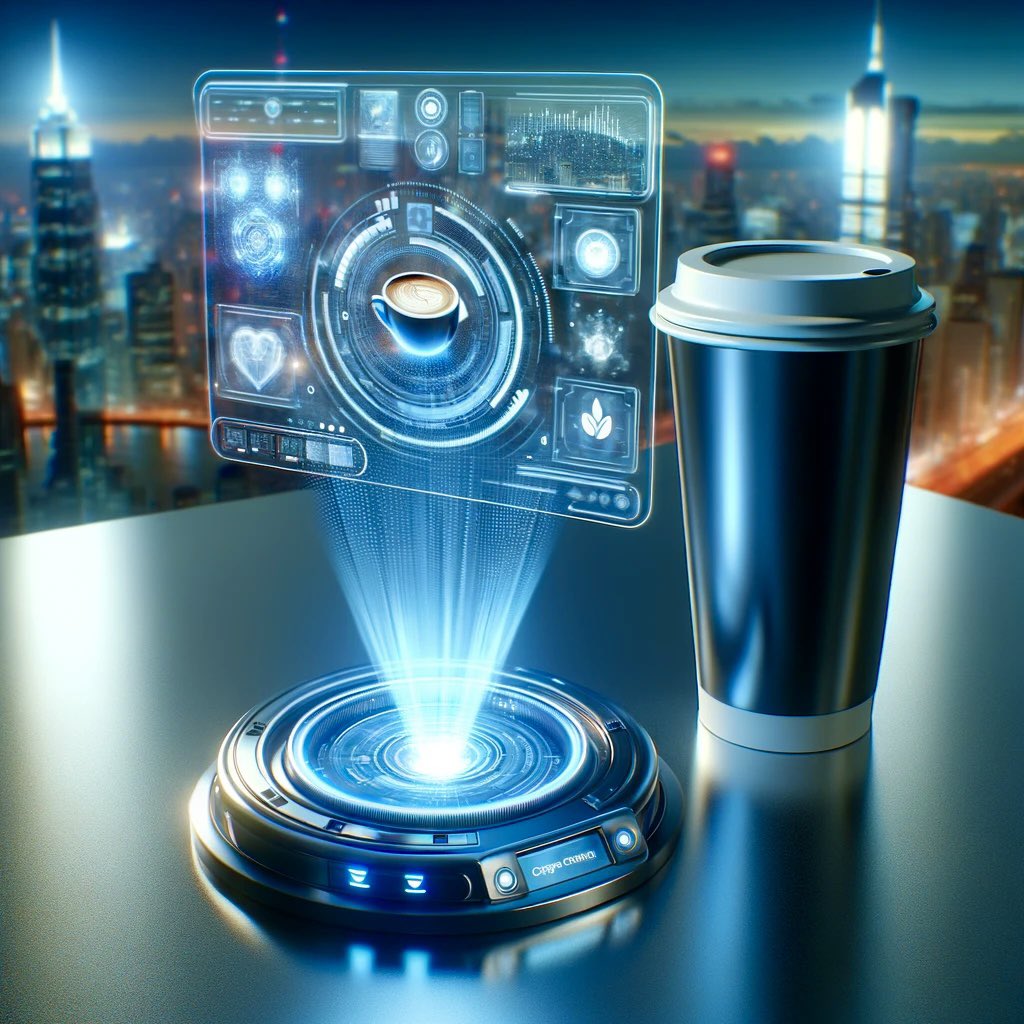 skolworks's tweet photo. ~🌞☕️Good Morning☕️🌞~
#aiartwork #aiart #aiartists #aiartcommunity #imagine #sciencefiction #Coffeelove #coffee #tea  #Goodmorning #coffeeart #Blue #Technology https://t.co/bMThFH7nqh