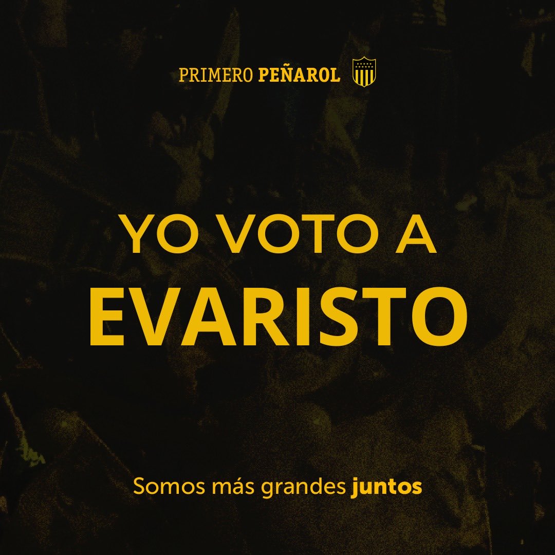 #YoVotoAEvaristo
#PrimeroPeñarol