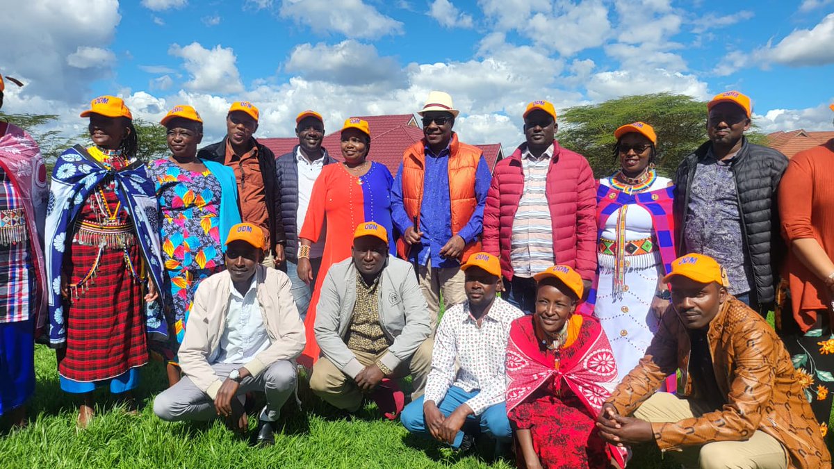 OpiyoWandayi's tweet photo. Was delighted to join Narok North @TheODMparty Branch officials at a planning ceremony for the launch of ODM mass membership recruitment. #TukoTayari
#OurNumbersOurStrength https://t.co/wYYy9N4bzC