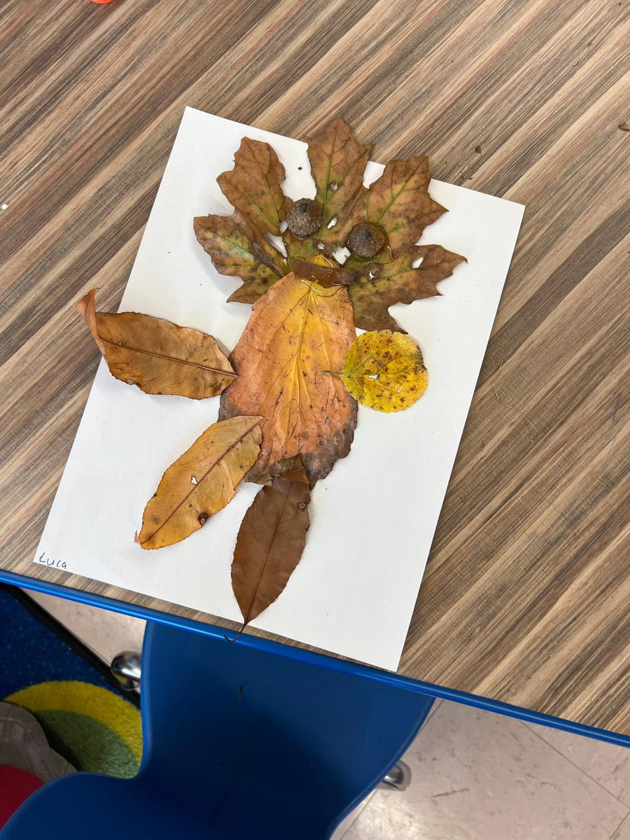 PFainUPK's tweet photo. Learning through Science. After a nature walk using our 5 senses, we collected fall items. We listened to several stories about the fall and changing leaves. We even got to create our own Leaf Person! https://t.co/aCRewsQR18