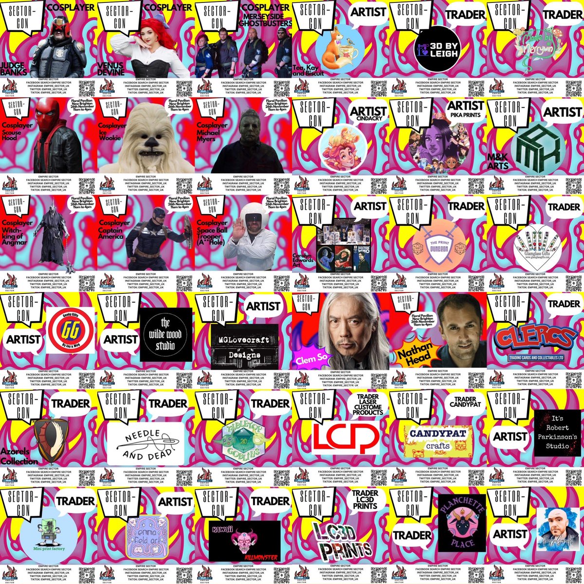 Have you seen all these traders/artist/ guests