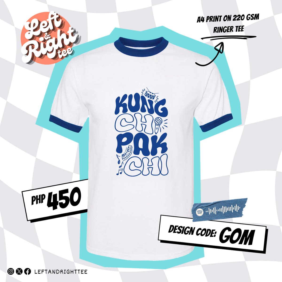 LeftandRightTee's tweet photo. 🎵 KUNG CHI PAK CHI! KUNG KUNG CHI PAK CHI, YEAH! 🎵

Step into the rhythm of style with our exclusive Seventeenth Heaven-inspired ringer tees! ✨

Pre-orders are until November 26! 

 Here is the order form: https://t.co/YyxQaUTxjj #LeftandRightPreOrder #SEVENTEEN https://t.co/2RP6dvSUSx