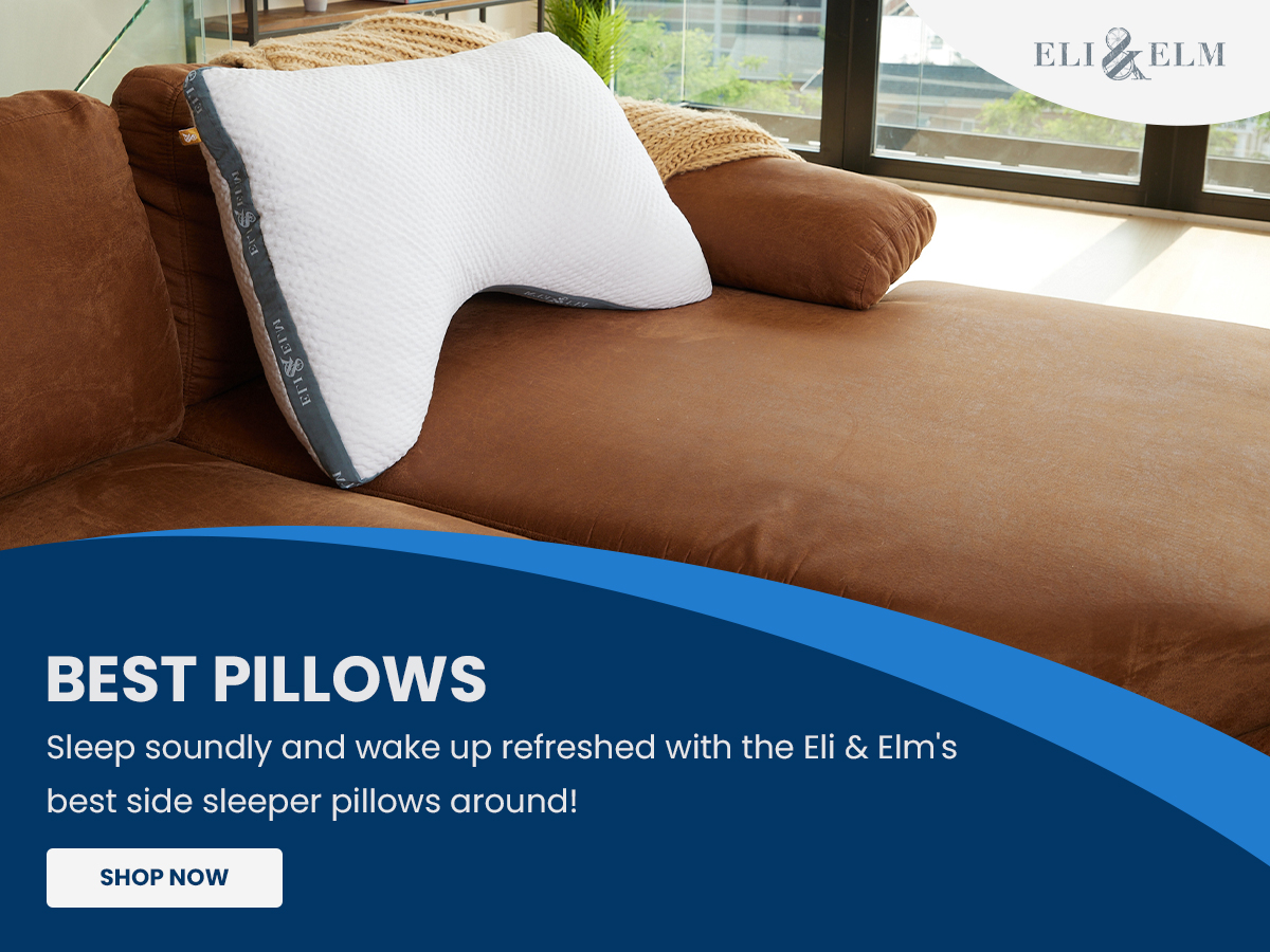 Unwind in ultimate #comfort! #EliandElm's #bestpillow for #sidesleepers offers #unparalleled #support and a #touch of #luxury for your #nightly rest. Say #goodbye to #discomfort and #hello to #rejuvenating #sleep. 💤✨

Shop now bit.ly/3Q2Q2OE