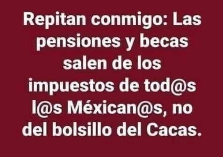 Vamos a seguirnos todos los que estamos hasta la madr€ de las Mentiras Cag@da$, P€nD€J@DAS y los "otros datos"  Del Anciano y su 4T 👊
🚨🚨🚨🚨🚨🚨🚨🚨🚨
UN FAVOR
👇
Si participas, Regresa el Follow a todos (No seas CUL€R0S Como los chairos) 

👇
#NiUnVotoAMorena2024