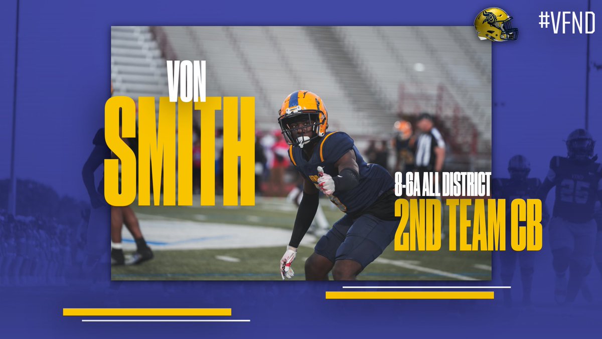 CoachSkinz's tweet photo. Congratulations to our 8-6A All District 2nd Team Defensive Performers!

OLB: Jayden Pederson
CB: Von Smith

#WTD
#BET https://t.co/keq9pO1J7p