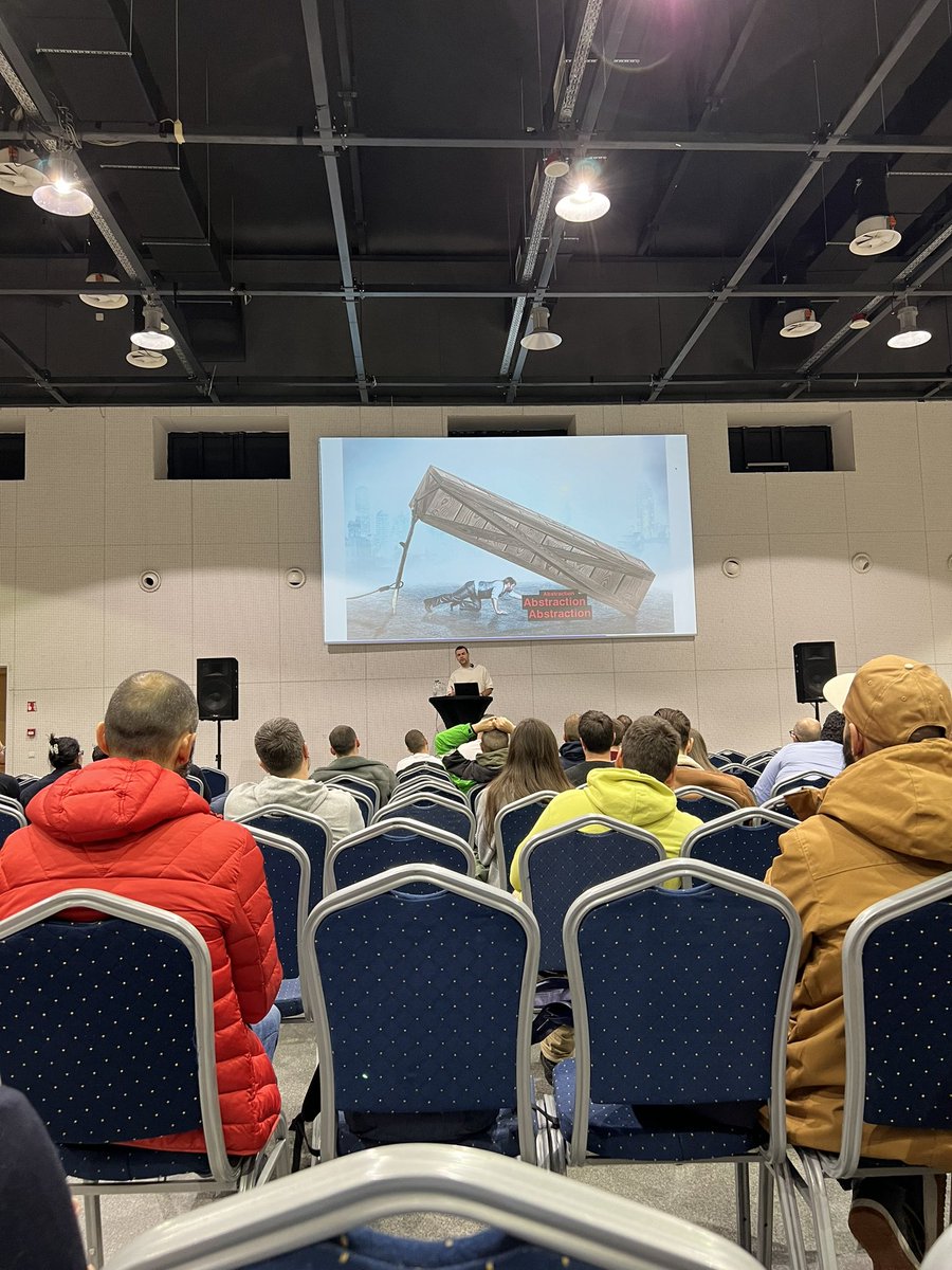 rstankov's tweet image. @KrasimirTsonev Talking being an senior 🎩 developer at #jstalks