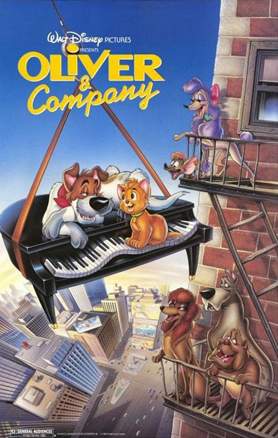 On this day, 35 years ago “Oliver and Company” was released in theaters. 
#OliverandCompany #Disney #80s #oliverthecat #Dodger #DonBluth #80smovies #DisneyPlus #BillyJoel #WaltDisney #Disneymovie #movie #OnThisDay #animation #80sfilm #animated #RETWEEET #80smusic