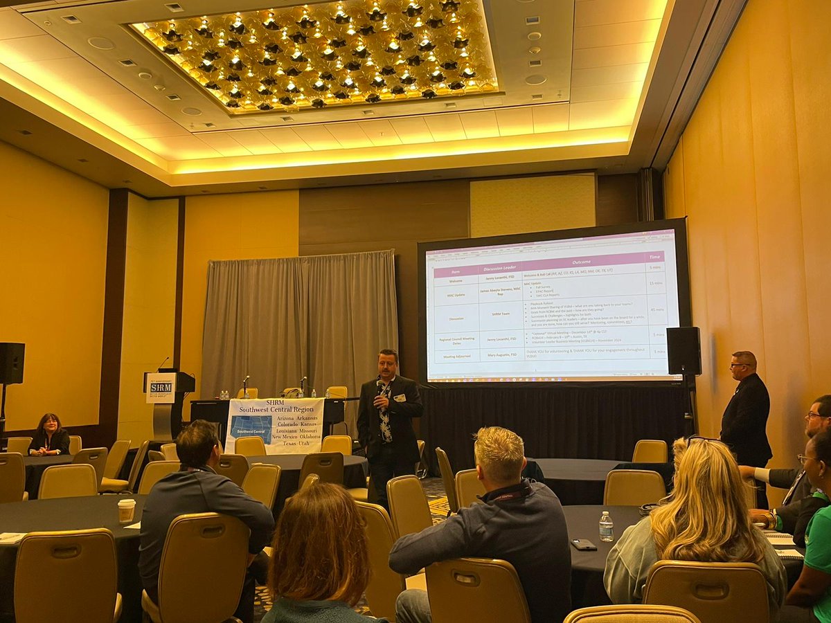 Working the room representing EPAC in the Southwest Central #shrmvlbm2023