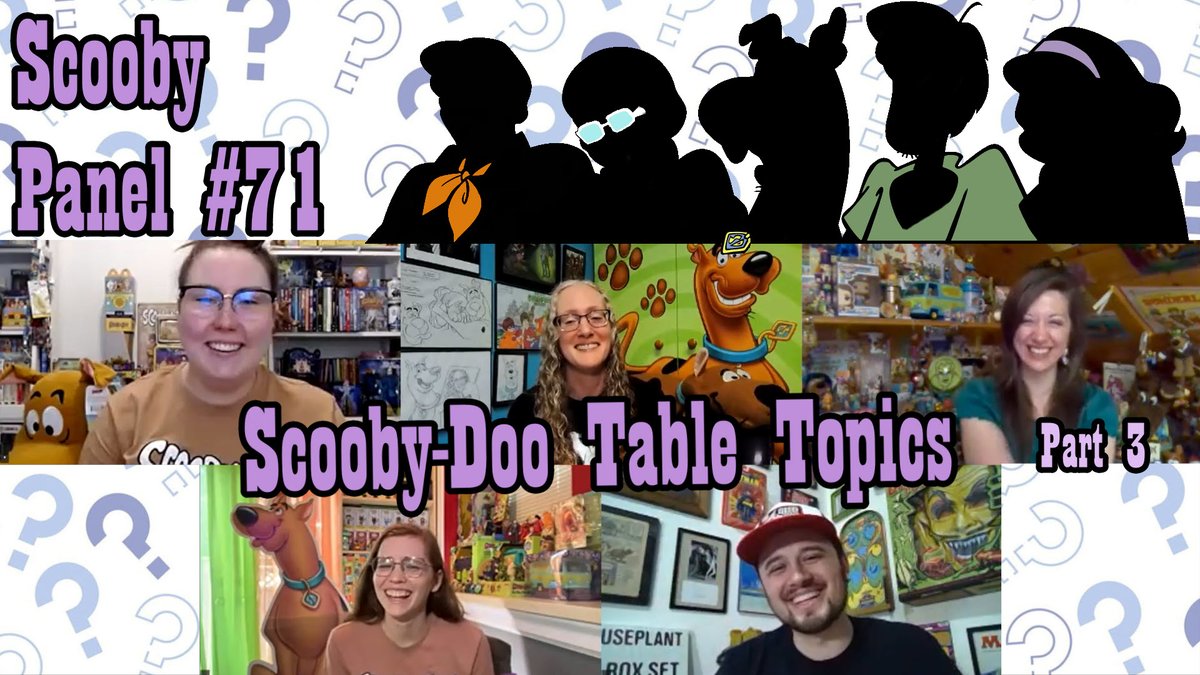 I always enjoy the table topics #ScoobyPanel episodes we do. It's so much fun to hear everyone's answers that they have to come up with on the spot. Check out #ScoobyDoo Table Topics Part 3! 

#YouTube: youtu.be/XvT-no816JE 

#Podcast: scoobypanel.com/1818480/139925…