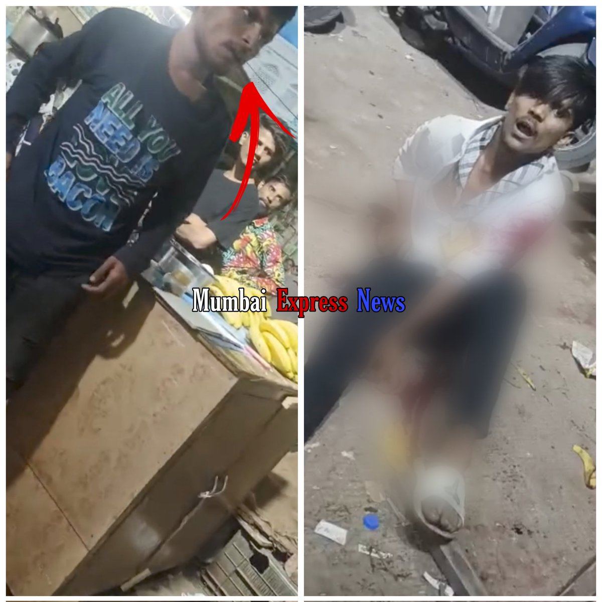 MumbaiExpress11's tweet photo. 🔪😱 #Mumbra K Thakur Pada Mei Ek Khaufnaak Mamla Samne Aaya Hai Jaha #Paiso Ki Len Den Ko Lekar Arbaaz Shaikh Namak Yuvak Ne Salim Siddiqui Per #Chaku Se #Jaan-Leva #Hamla Kar Diya. Bataya Jaa Raha Hai Iss Hamle Mei Salim Siddiqui Gambhir Roop Se #Ghayal Ho Gaya Hai. https://t.co/QBplgbgQKg