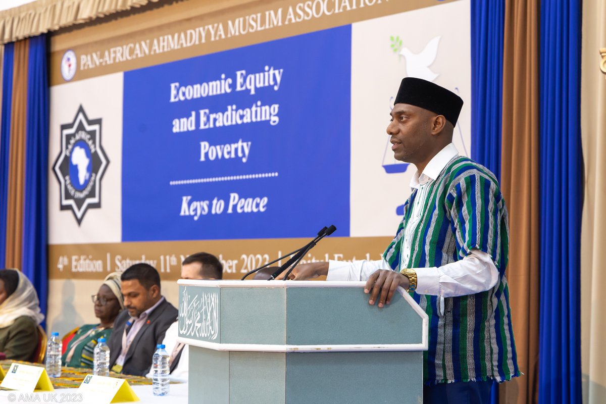 PAAMA_UK's tweet photo. Welcome Address by Tommy Kallon, President #PAAMA_UK at the Pan-African Peace Symposium 2023 on the theme, 'Economic Equity and Eradicating Poverty - Keys to Peace'.

https://t.co/AyH5zwqsLP https://t.co/CXOuxOSfaN