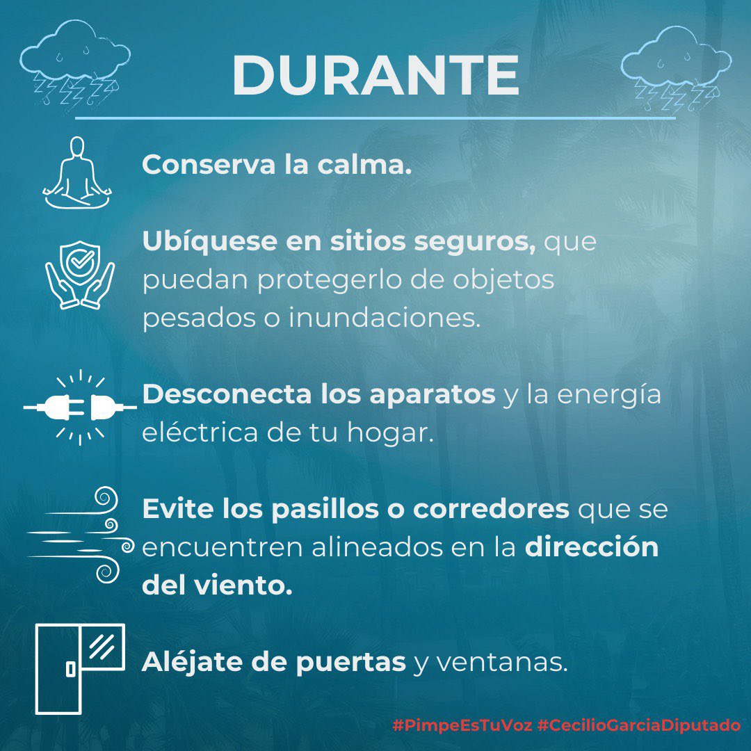 PimpeEsTuVOZ's tweet photo. Pasos tomar en cuenta para prevenir daños a los suyos y a su hogar. #PimpeEsTuVoz https://t.co/2mLC0ApkAm