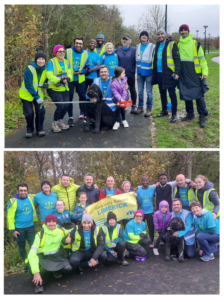 We had an amazing time volunteering at @limerickparkrun today to thank them for their continued support of @SanctuaryRunner