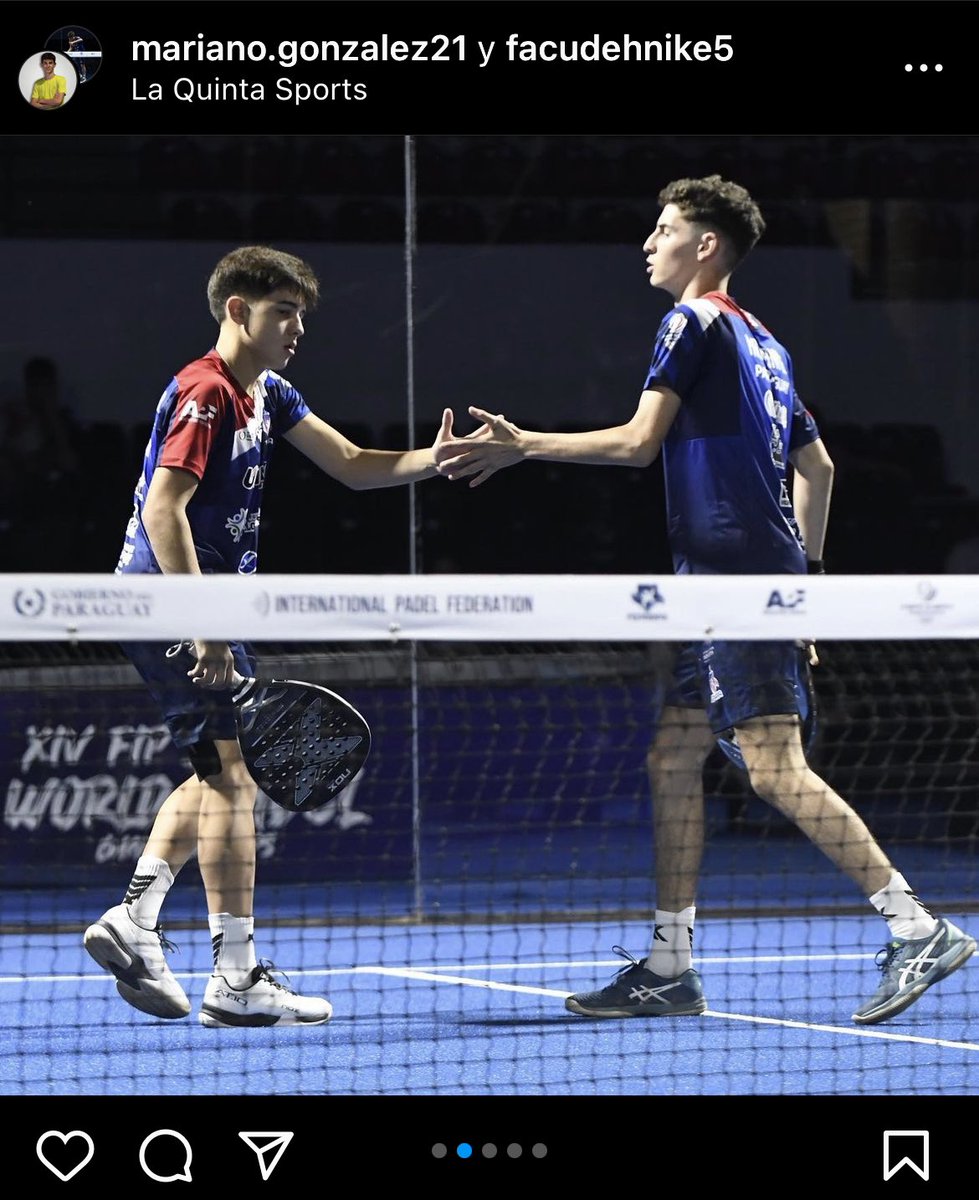 Paraguay tiene dos joyas con Facu y Mariano. Remontaros 2 quiebres en el 3º, salvaron 3 puntos de partido, volvieron a romper el saque y se quedaron a un paso en el Tie. Me han maravillado y entre los cuatro brilló, el respeto y el compañerismo. Felicidades. Lunes 🎙️en Spotify.