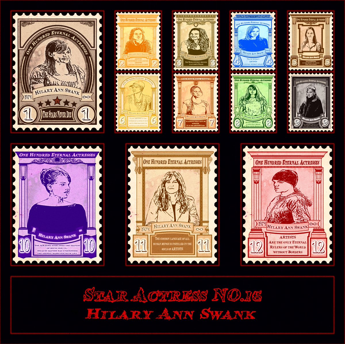 100EternalStars's tweet photo. @scio78 🔸The sixteenth group from the 
💎100 Eternal Actresses collection💎
which this group contains 12 NFTs for the eternal actress:
⭐️Hilary Swank⭐️
🔴you can also send offers and buy them on this link:🤝
https://t.co/nKkMLRc8zy https://t.co/G1TkNWBHGq
