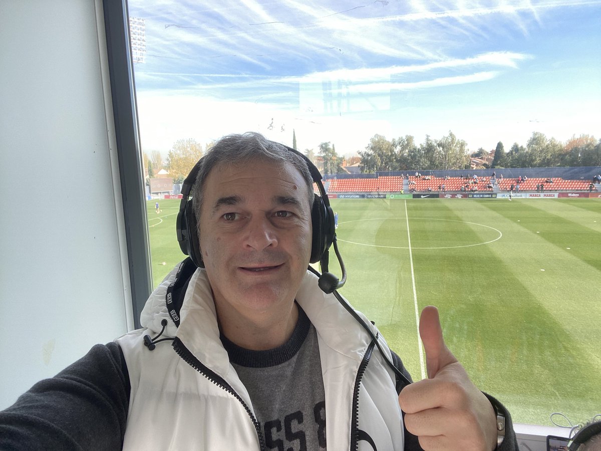Sábado de fútbol , en directo a partir de las 16:00 h en los🎙️de Onda Madrid 106.0 FM At. Madrid “B” - Córdoba C.F , Feliz tarde !!! <a href="/AtletiAcademia/">Atleti Academia</a> <a href="/CordobaCF_ofi/">Córdoba CF</a> <a href="/PartidodelaOnda/">El Partido de la Onda</a> <a href="/onda/">Ondaaa</a> <a href="/rfef/">RFEF</a>