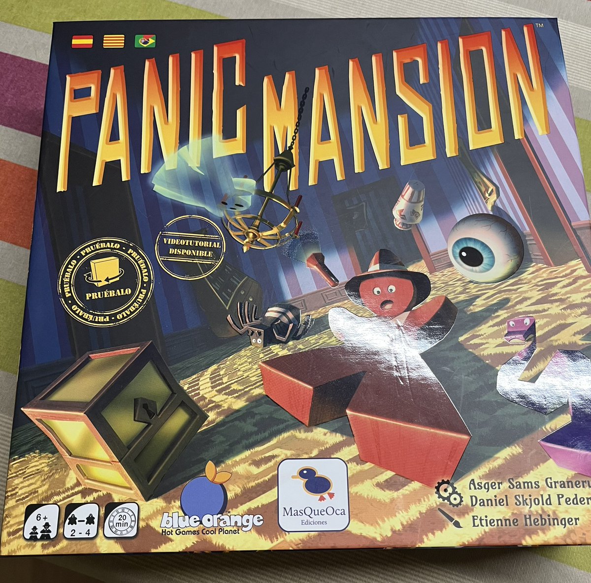 acarame's tweet photo. M’agrada #PanicMansion d’Asger Sams Granerud i Daniel Skjold Pedersen i editat per @MasQueOca perquè és un joc d’habilitat i equilibri un xic estressant XD

@CNLBarcelona #Totjoc https://t.co/PjrmzEA1Sm