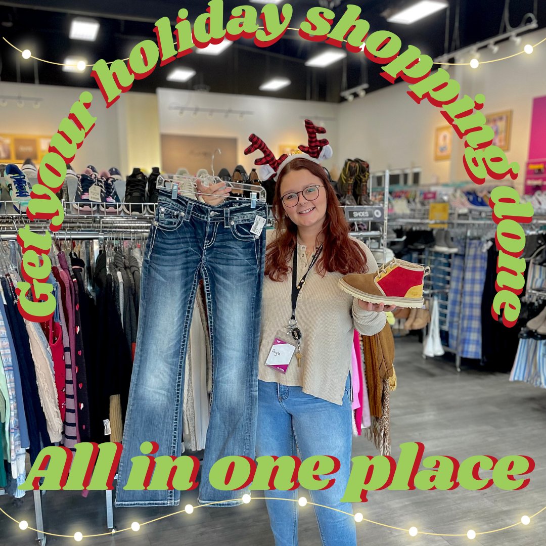 PcClarksvilleTN's tweet photo. Find the perfect gifts for family and friends all in one place!🎁  Save even more this Christmas by shopping at Plato's Closet!!🎄🎅

#locallove #pcclarksvilletn #platoscloset #clarksvilletn #secondhand  #shoplocal #gentyused #christmas https://t.co/IpRDP9LTGr