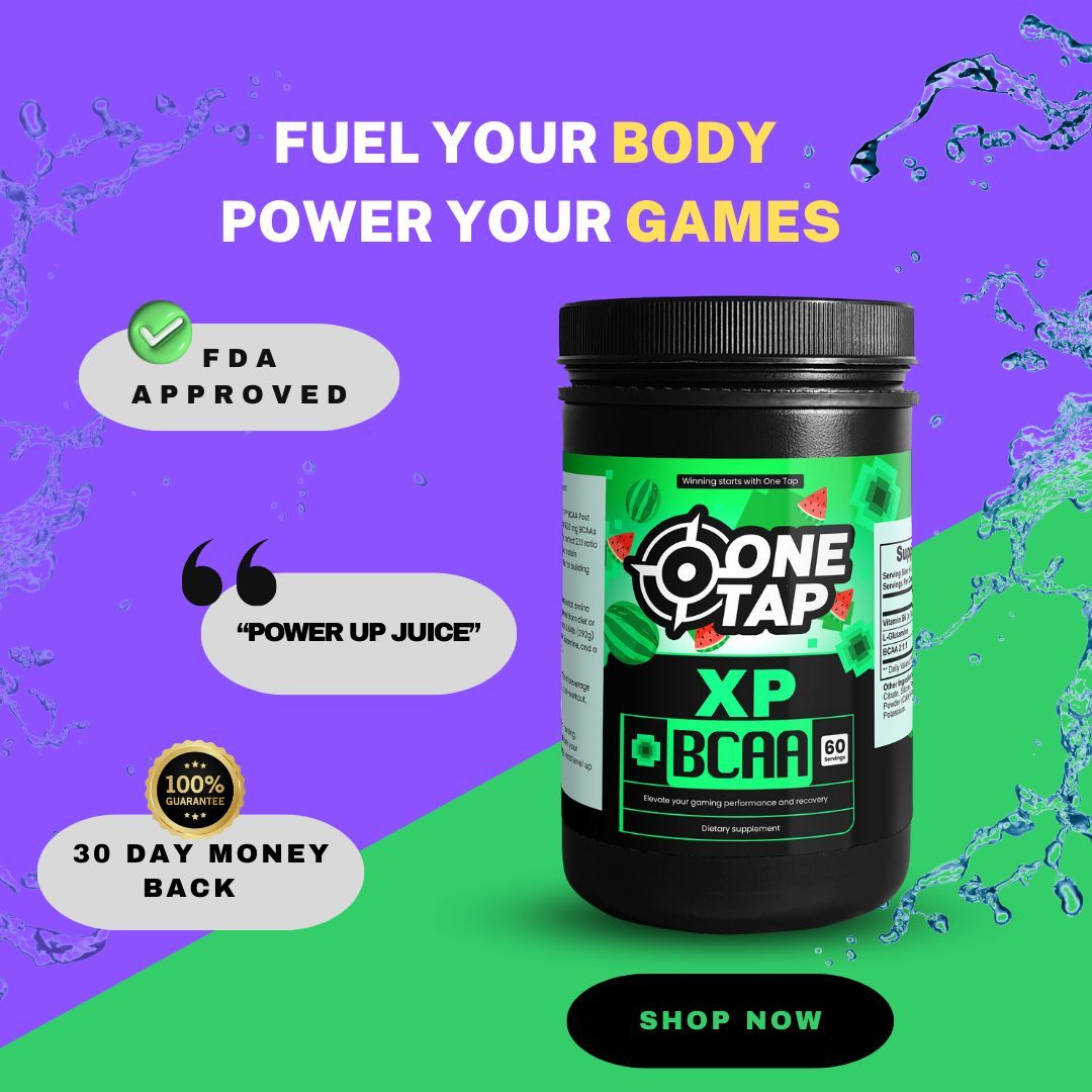 One Tap Gaming Supplements - All-Natural Supplements for Gaming & Life – One  Tap Supplements