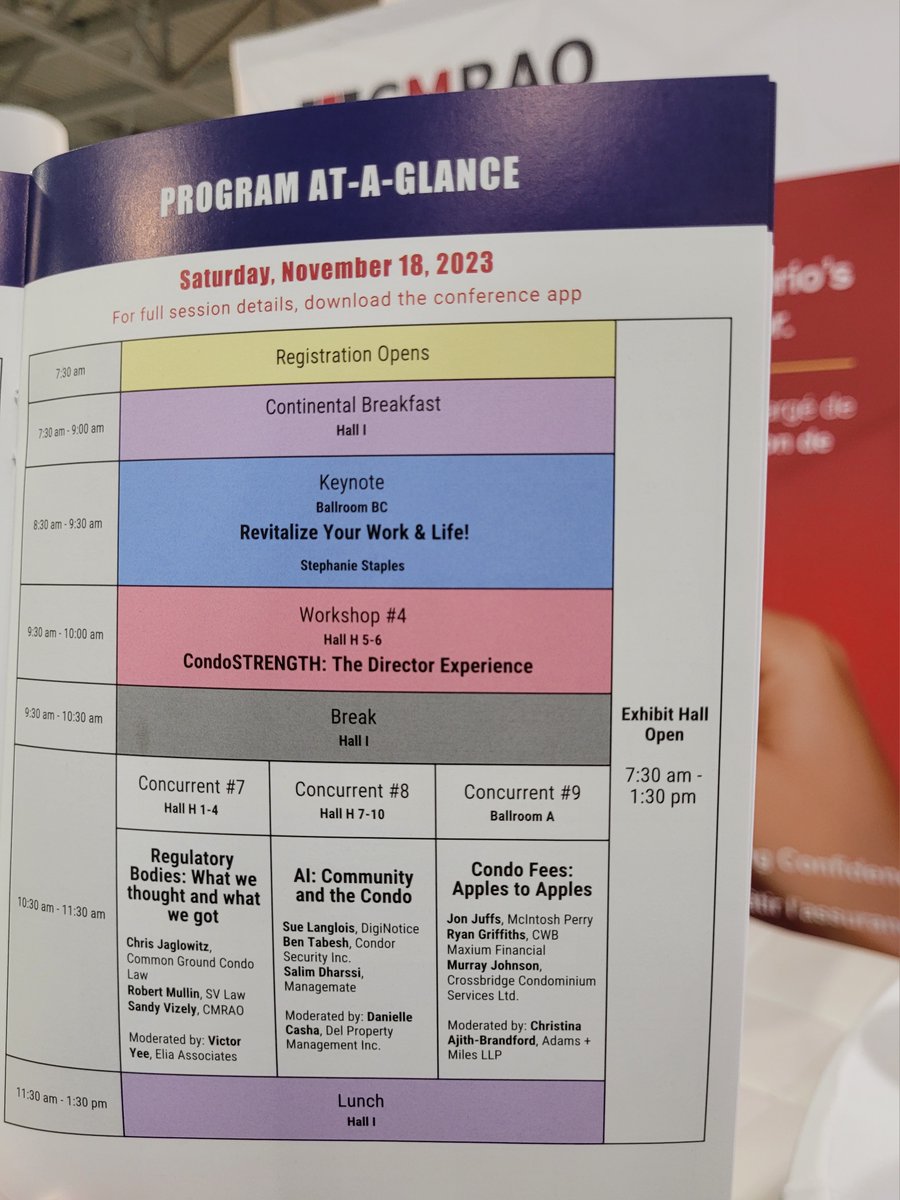 CMRAOn's tweet image. Sandy Vizely, the CMRAO’s Deputy Registrar, is a panelist (Session 3A) at #CondoConference2023 today. Join us and learn more about the CMRAO’s work and earn CPE credit too! @CondoConference