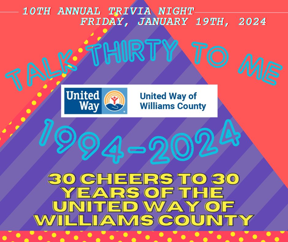 Reserve your table today!!! Deadline for registration is December 31, 2023!

unitedwaywc.org/node/100000116