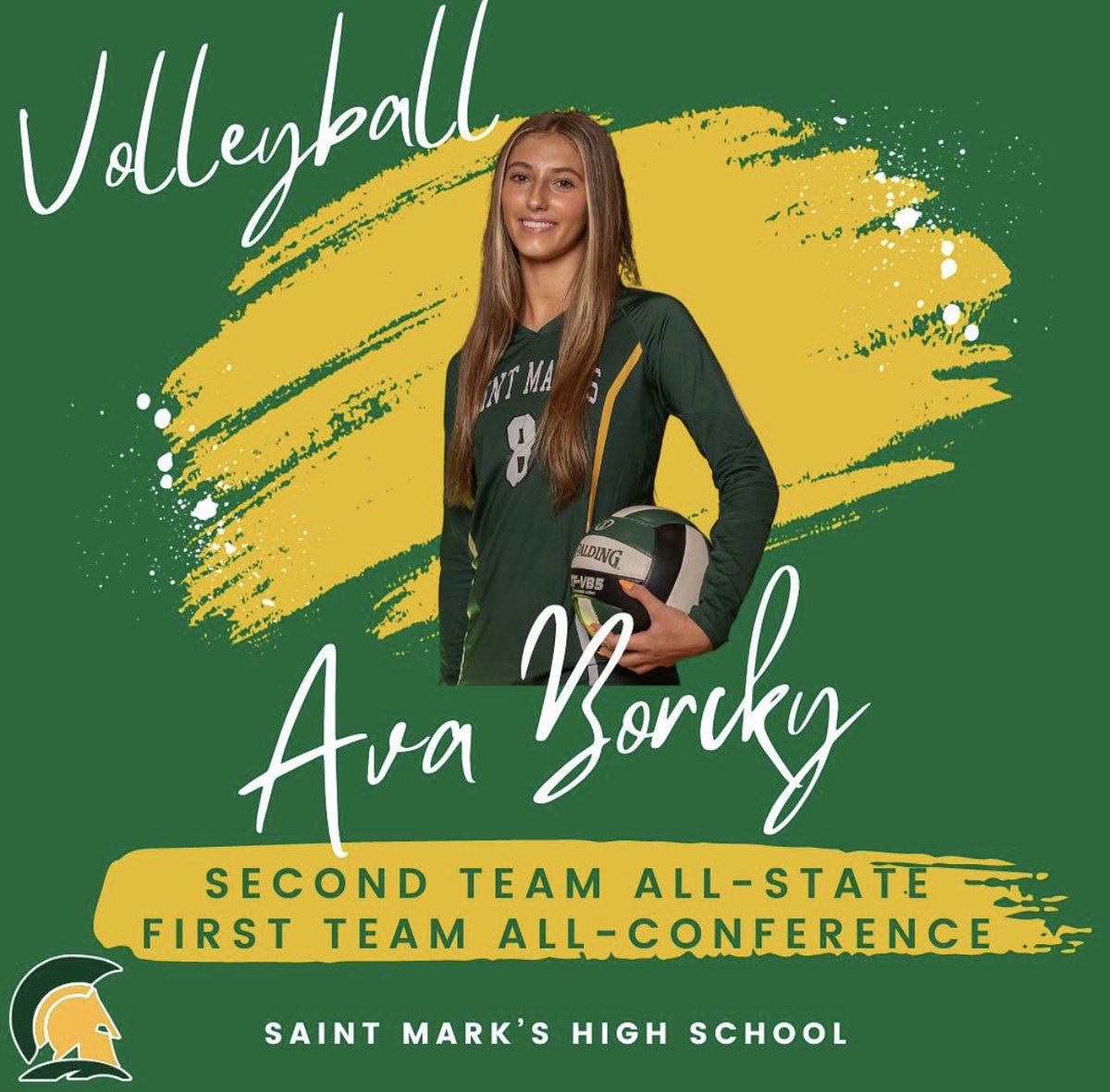 SPARTANSSP0RTS's tweet photo. Congratulations to our @SaintMarksHS Volleyball Scholar-Athletes who received All-State honors this season!🔰🏐🏅🏅🏅🏅#ThePlaceToVolley #SaintMarksHS https://t.co/5kHbDHaADB