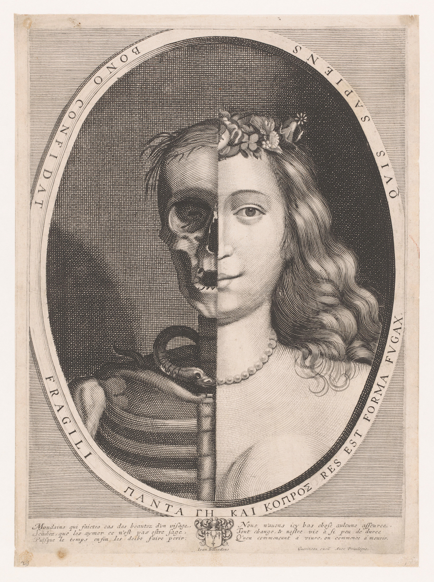 Bust of Half Skeleton and Half Woman, ca. 1615–1664. One of 54 new prints recently added to online shop. Browse more than 800 images here: publicdomainreview.org/shop/fine-art-…